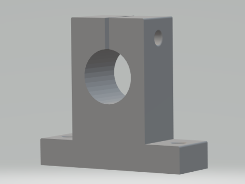 SK16 - Linear shaft support 16 mm 3D 프린트 모델