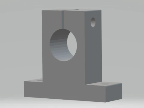 SK16 - Linear shaft support 16 mm 3D Print Model