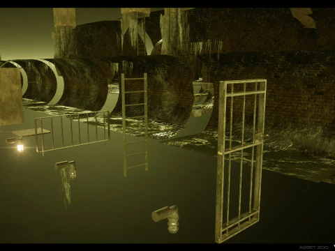 London Sewer Pack 3D Model