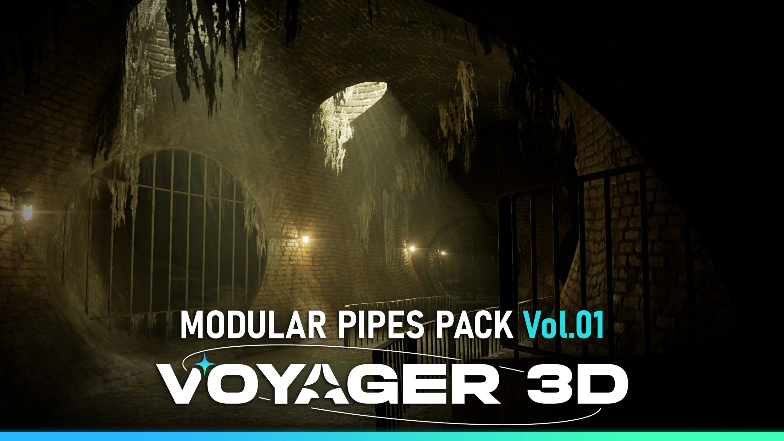 London Sewer Pack 3D Model .c4d .max .obj .3ds .fbx .stl .blend 