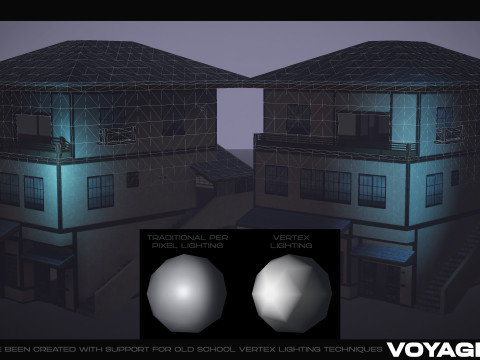 Retro Style Japanese Street 3D Модель