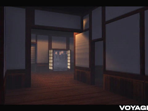 Retro Style Japanese Street 3D Model