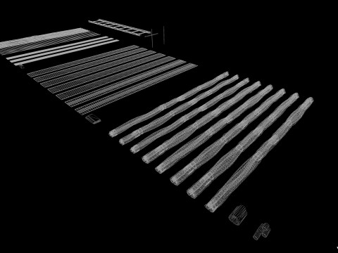 Spline Cable Kit Vol01 Modelo 3D