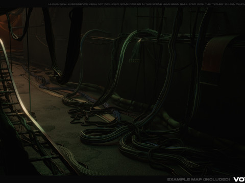 Spline Cable Kit Vol01 Modelo 3D