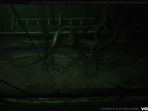 Spline-Kabelsatz Vol01 3D Modell