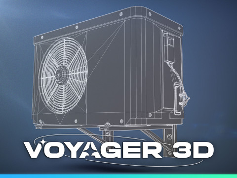 Rusty Air Conditioner 3Dモデル