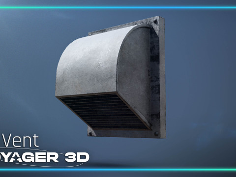 Small Wall Mounted Air Vent 3Dモデル