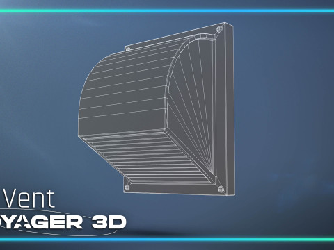 Small Wall Mounted Air Vent 3Dモデル
