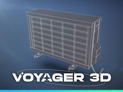 Wall Attached Air Conditioner 3D Модель