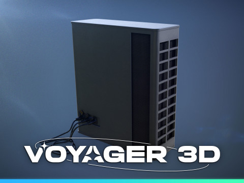 Rooftop Industrial Air Conditioner Modèle 3D