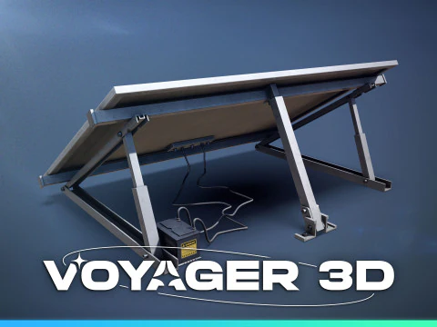 Solar Panel 3D Model