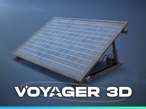 Dirty Old Solar Panel Modelo 3D