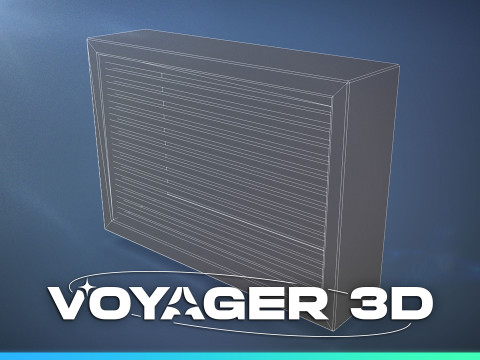 Small Wall Mounted Air Vent Modèle 3D