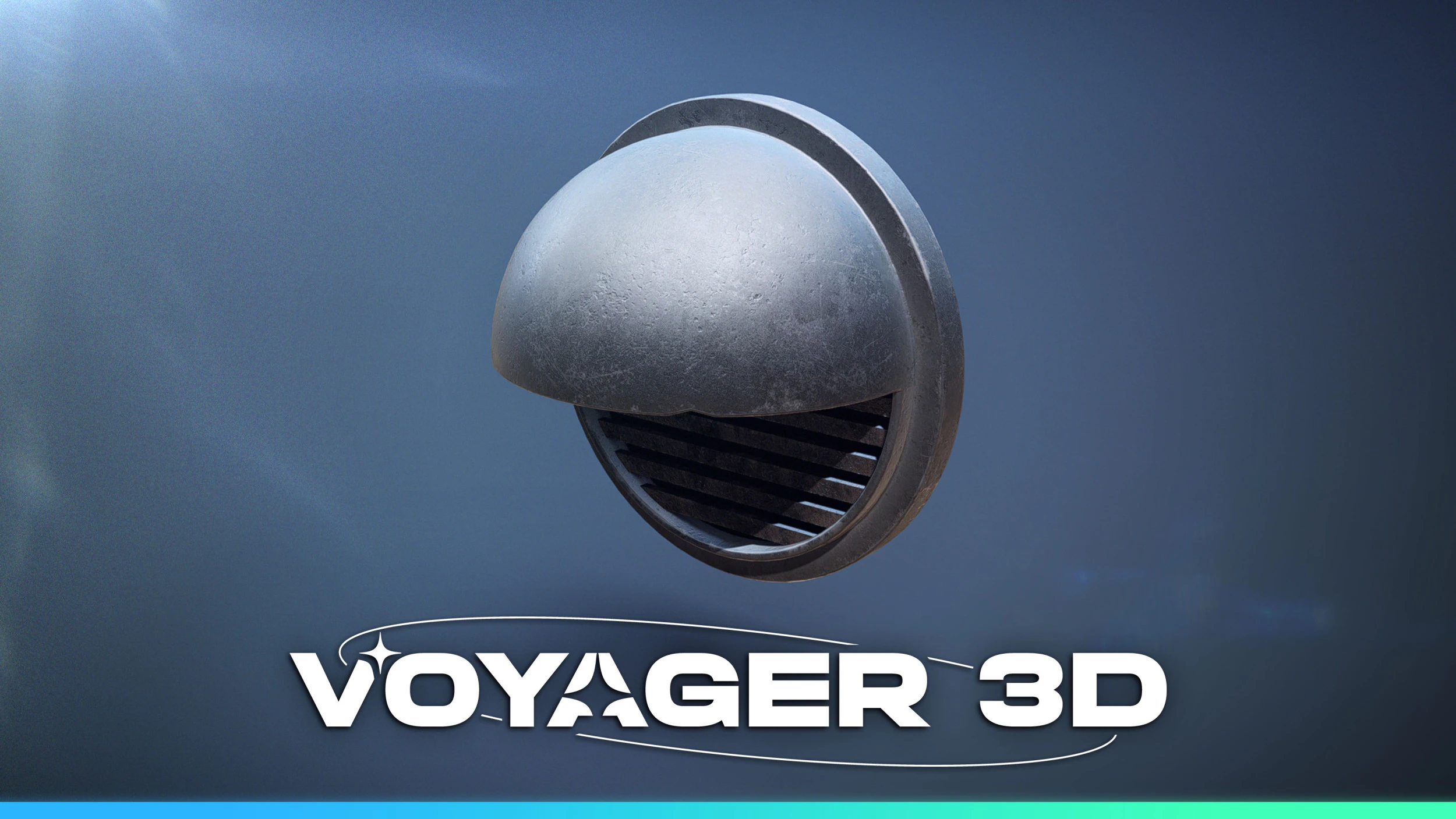 Small Wall Mounted Air Vent 3D Model .c4d .max .obj .3ds .fbx .stl .blend 