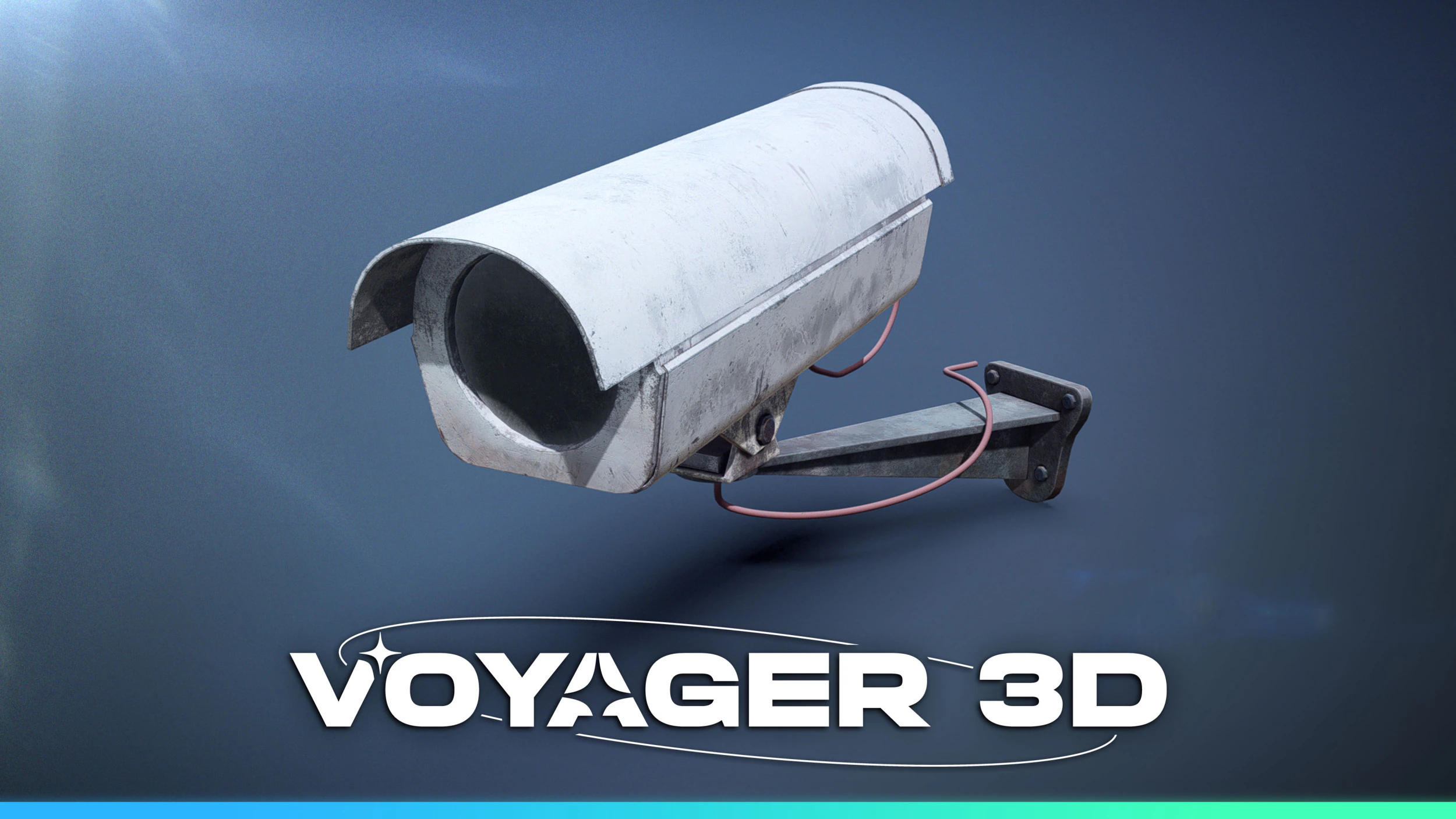 Security Camera 3D Model .c4d .max .obj .3ds .fbx .stl .blend 