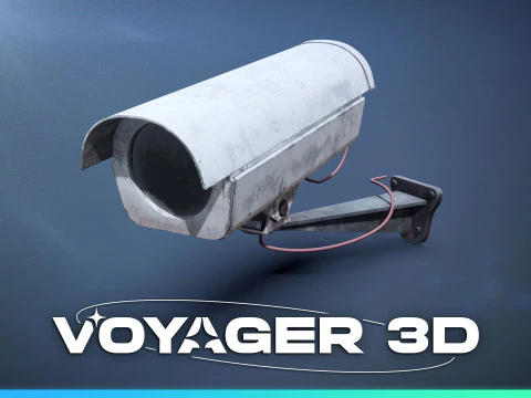 &Uuml;berwachungskamera 3D Modell