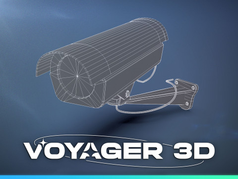 Security Camera 3D Model