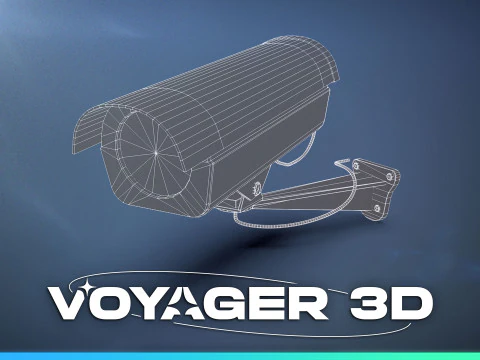 Security Camera 3D Model