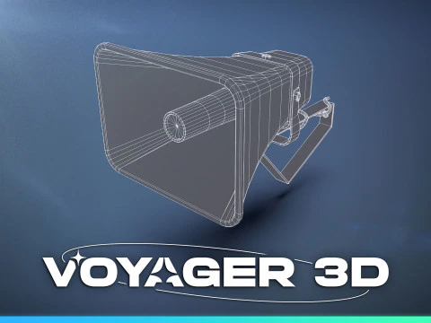 Wall Mounted Speaker 3D Model