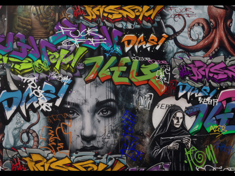 Graffiti Pack Vol 01 Texturas CG