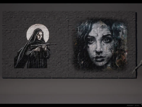 Graffiti Pack Vol 01 CG Textures