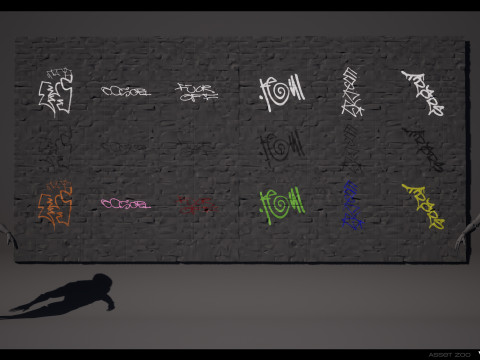 Graffiti Pack Vol 01 Texturas CG