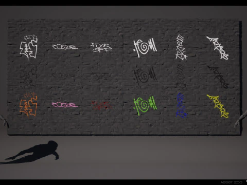 Graffiti Pack Vol 01 CG Textures