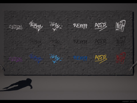 Graffiti Pack Vol 01 Texturas CG
