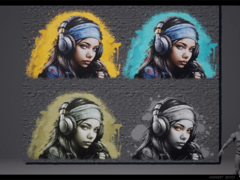Graffiti Pack Vol 02 CG Textures