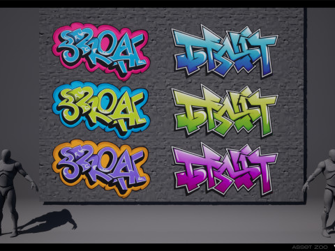 Pacote Graffiti Vol 02 Texturas CG