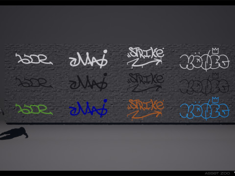 Pacote Graffiti Vol 02 Texturas CG