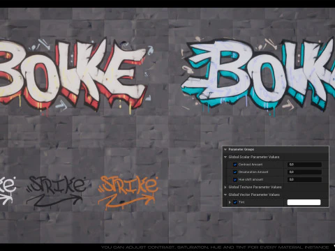 Graffiti Pack Vol 02 CG Textures