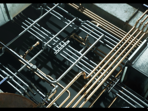 Modular Pipes Pack Vol 02 Modello 3D