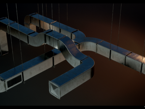 Modular Pipes Pack Vol 02 Modello 3D