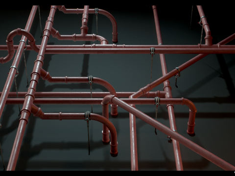 Modular Pipes Pack Vol 02 Modello 3D