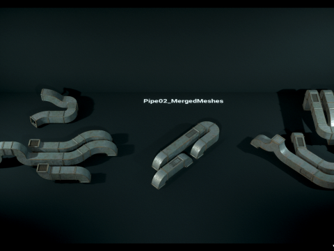 Modular Pipes Pack Vol 02 Modello 3D