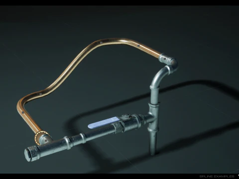 Modular Pipes Pack Vol 02 3D Model