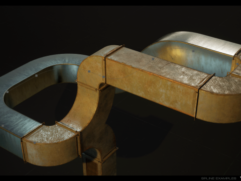 Modular Pipes Pack Vol 02 Modello 3D