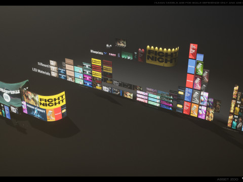 Billboards Pack Vol 01 3D-Modell