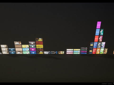 Billboards Pack Vol 01 3D-Modell