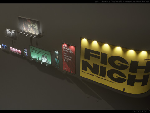 Billboards Pack Vol 01 3D-Modell