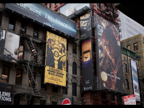 Billboards Pack Vol 02 3D Модель