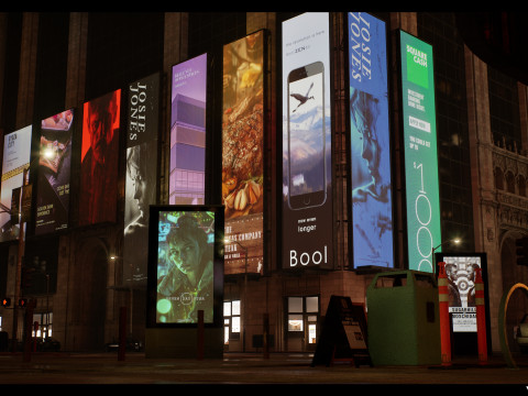 Billboards Pack Vol 02 3D Модель
