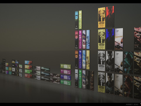 Billboards Pack Vol 02 3D Модель