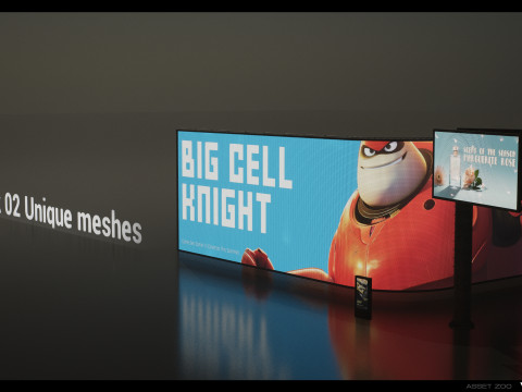 Billboards Pack Vol 02 3D Модель