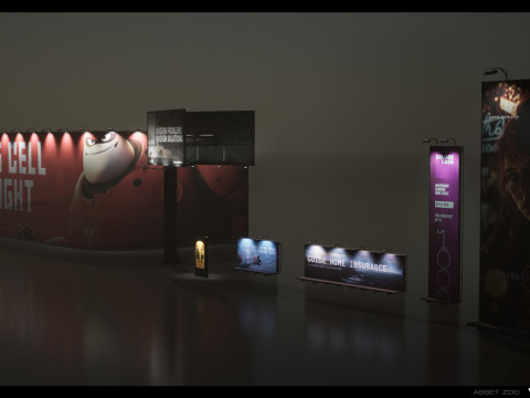 Billboards Pack Vol 02 3D Модель