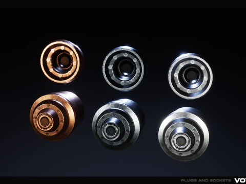 Spline Cable Kit Vol 02 3D Model