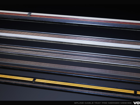 Spline Cable Kit Vol 02 3D Модель