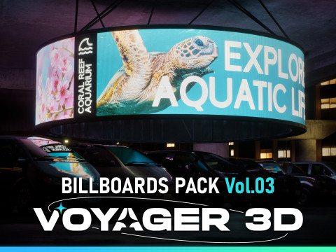 Billboards Pack Vol 03 3Dモデル