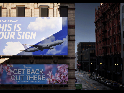 Billboards Pack Vol 03 Modèle 3D